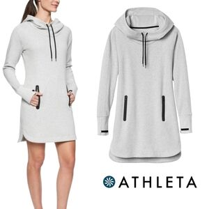 ATHLETA Cozy Karma Sweatshirt Dress Sporty Medium